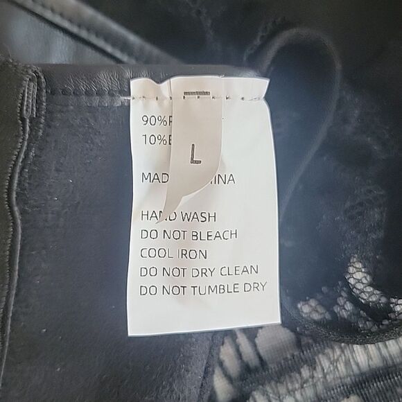 Unbranded Elegant Black Lace Corset Top Womens Size L - Picture 9 of 12